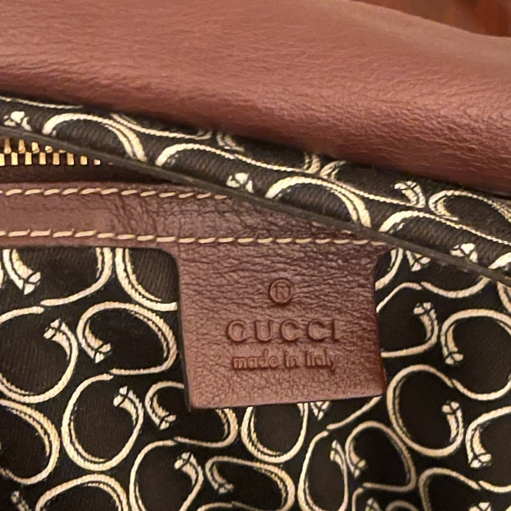 Gucci calfskin horsebit Leather Shoulder Bag - Picture 7 of 12